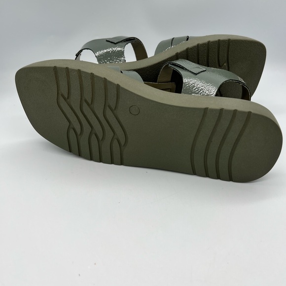 Free People Finn Fisherman Platform Sandals in Sea Serpent Green - Picture 4 of 9